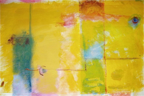 composizione giallo-blu